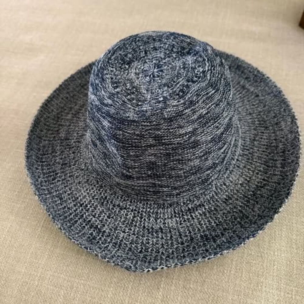 Jacobson Hat Co Handwoven Blue Sun Hat - Women Accessories